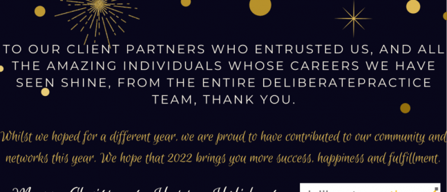 Season’s Greetings from deliberatepractice